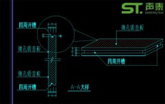 微孔吸音板設計及安裝節點大樣